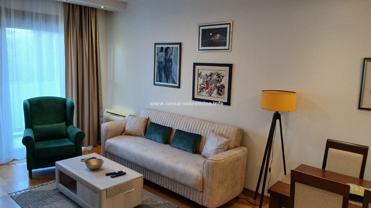 Izdavanje, jednosoban stan 50m2, Preko Morače, Podgorica